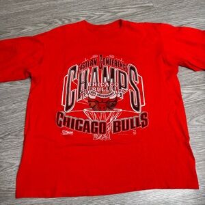 Vintage Chicago Bulls Salem 1991 Eastern Conference Champs T-Shirt Men’s Sz XL